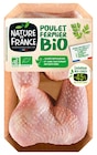 Cuisse de poulet fermier Bio - NATURE DE FRANCE à 9,50 € dans le catalogue Carrefour