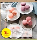 Macarons bonnes fêtes x12 dans le catalogue Intermarché