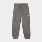 Pantalon jogger gris foncé garçon en promo chez La Halle Pantalon jogger gris foncé garçon dans le catalogue La Halle