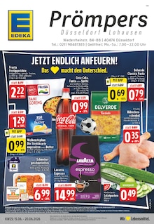 Aktueller EDEKA Prospekt "Aktuelle Angebote" für Düsseldorf Aktueller EDEKA Prospekt für Düsseldorf mit Seiten