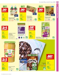 Offre Céréales bio dans le catalogue Carrefour du moment à la page 9