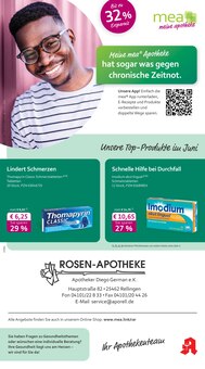 mea - meine apotheke Prospekt Unsere Juni-Angebote mit 4 Seiten
