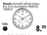 Wanduhr im Angebot bei SB Möbel Boss in Halberstadt Wanduhr Angebote bei SB Möbel Boss Halberstadt für 8,99 €