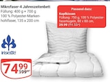 Aktuelle Kopfkissen Angebote bei GLOBUS in Saarbrücken Aktuelles Mikrofaser-4 Jahreszeitenbett Angebot bei GLOBUS in Saarbrücken ab 29,99 €
