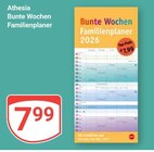 Bunte Wochen Familienplaner 2026 im Angebot bei GLOBUS in Willich Bunte Wochen Familienplaner 2026 Angebote von Athesia bei GLOBUS Willich für 7,99 €