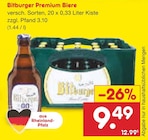 Premium Biere Angebote von Bitburger bei Netto Marken-Discount Trier für 9,49 €