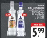 Nuts & Nougat Vodka Angebote von Puschkin bei EDEKA Suhl für 5,99 €