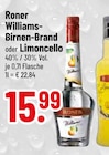 Williams-Birnen-Brand von Roner im aktuellen Trinkgut Prospekt für 15,99 €