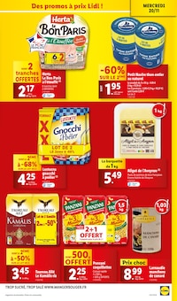 Promo Pavé dans le catalogue Lidl du moment à la page 9