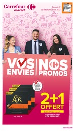 Catalogue Carrefour Market du moment, 17/05/2022 - 29/05/2022 Prospectus Carrefour Market en cours, "Vos envies | Nos promos", 12 pages