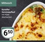 GLOBUS - Kartoffel-Gemüseauflauf mit Käse überbacken Angebot im Prospekt Kartoffel-Gemüseauflauf mit Käse überbacken bei GLOBUS im Prospekt "" für 6,50 €