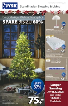 JYSK Ulm Prospekt der aktuellen Woche, gültig von 22.11.2025 bis 03.01.2026 Aktueller JYSK Ulm Prospekt "Ein großartiges Weihnachtsangebot - SPARE BIS ZU 60%" mit 17 Seiten