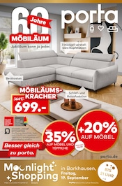 Aktueller porta Möbel Möbel & Einrichtung Prospekt in Preußisch Oldendorf und Umgebung, "Besser gleich zu porta." mit 16 Seiten, 07.09.2025 - 20.09.2025