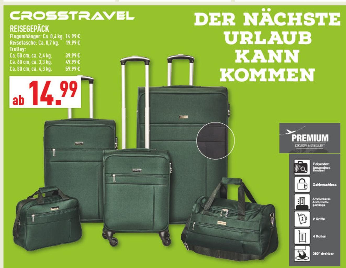 Flugumhänger im Angebot bei Marktkauf in Menden Flugumhänger Angebote von Crosstravel bei Marktkauf Menden für 14,99 €