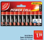 Power-Cell-Batterien Angebote von Gut & Günstig bei Marktkauf Leipzig für 1,59 €