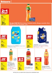 Promos Lipton dans le catalogue "70 % D’ÉCONOMIES SUR UNE SÉLECTION DE PRODUITS D'HYGIÈNE" de Carrefour à la page 35