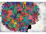 African Woman Russo Poster Pop Art Großformatige von POSTERSERVICE im aktuellen MediaMarkt Saturn Prospekt für 4,09 €