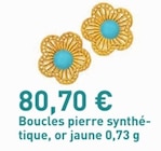 Boucles pierre synthétique en promo chez E.Leclerc Boucles pierre synthétique dans le catalogue E.Leclerc