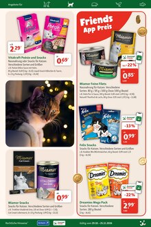 Felix Katzenfutter im aktuellen Fressnapf Prospekt (Mannheim) Felix Katzenfutter im Fressnapf Prospekt "Tierisch viel Weihnachten" mit 27 Seiten (Mannheim)