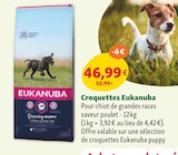 Croquettes - Eukanuba en promo chez Maxi Zoo Menton à 52,99 €