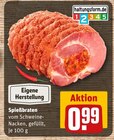 Spießbraten im Angebot bei REWE in Lehrte Spießbraten Angebote bei REWE Lehrte für 0,99 €