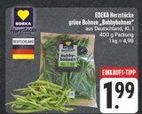 Aktuelle Bohnen Angebote bei EDEKA in Leipzig Aktuelles grüne Bohnen Bobbybohnen Angebot bei EDEKA in Leipzig ab 1,99 €