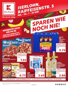 Aktueller Kaufland Prospekt "UNSERE MEGA ANGEBOTE" Seite 1 von 54 Seiten für Iserlohn