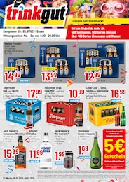 Aktueller Trinkgut Prospekt, "Aktuelle Angebote", mit Angeboten der Woche, gültig von 09.02.2026 bis 09.02.2026