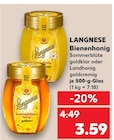 Bluetenhonig im Kaufland Prospekt Bienenhonig von LANGNESE im aktuellen Kaufland Prospekt für 3,59 €