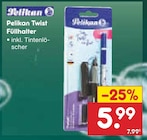 Twist Füllhalter von Pelikan für 5,99 € bei Netto Marken-Discount im Angebot Twist Füllhalter von Pelikan im aktuellen Netto Marken-Discount Prospekt