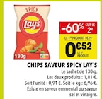 Chips Saveur Spicy - Lay's - Supeco Chips Saveur Spicy - Lay's à 0,52 € dans le catalogue Supeco