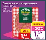 Österreichische Wurstspezialitäten von  im aktuellen Netto Marken-Discount Prospekt für 1,39 €