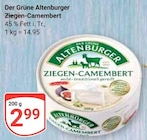 Ziegen-Camembert Angebote von Der Grüne Altenburger bei GLOBUS Wolfenbüttel für 2,99 €