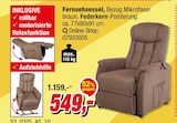 Aktuelles Fernsehsessel Angebot bei Opti-Megastore in Cuxhaven ab 549,00 €