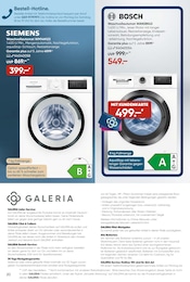 Aktueller Galeria Prospekt mit Waschmaschine, "Aktuelle Angebote", Seite 20