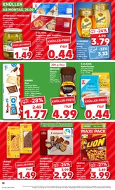 Kinder Schokolade Angebote im Prospekt "Aktuelle Angebote" von Kaufland auf Seite 38