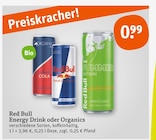 Energy Drink oder Organics von Red Bull im aktuellen tegut Prospekt für 0,99 €