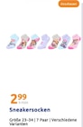 Sneakersocken im Angebot bei Action in Hennef Sneakersocken Angebote bei Action Hennef für 2,99 €