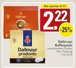 Kaffeepads Angebote von Dallmayr bei WEZ Bad Oeynhausen für 2,22 €