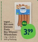 Bio-Wiener-Würstchen Angebote von tegut... bei tegut Sindelfingen für 3,99 €