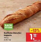 Rustikales Steinofen-baguette im Angebot bei Netto Marken-Discount in Paderborn Rustikales Steinofen-baguette Angebote von BACK STUBE bei Netto Marken-Discount Paderborn für 1,11 €
