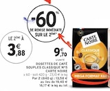 Dosettes de café souples classique n°5 à Intermarché dans Anneyron Dosettes de café souples classique n°5 à Intermarché dans Anneyron