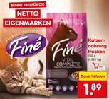 Aktuelles Katzennahrung trocken Angebot bei Netto Marken-Discount in Leverkusen ab 1,89 €