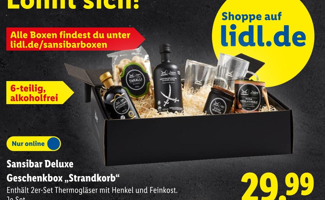 Deluxe Geschenkbox 'Strandkorb'