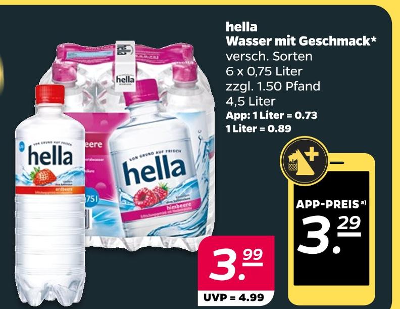 Wasser mit Geschmack