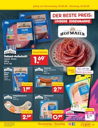 Cabanossi Angebot & Preis im aktuellen Netto Marken-Discount Prospekt Cabanossi Angebot im aktuellen Netto Marken-Discount Prospekt auf Seite 53