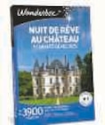 Nuit de rêve au château - Wonderbox - Super U Nuit de rêve au château - Wonderbox à 94,90 € dans le catalogue Super U