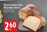 Münsterländer Malz Weizenmischbrot bei EDEKA im Prospekt "" für 2,60 €