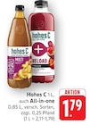 Hohes C im Angebot bei EDEKA in Mannheim Hohes C Angebote von hohes C bei EDEKA Mannheim für 1,79 €
