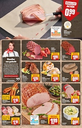 REWE Fleischkaese im Prospekt 